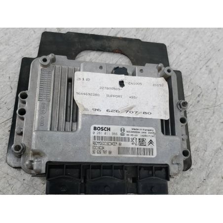 KOMPUTER, STEROWNIK CITROEN C4 I 1.6 HDI 110KM 1.6 HDI 2006 9662670780         0281011966 