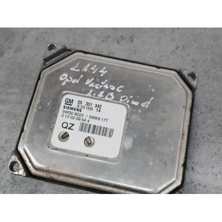 KOMPUTER, STEROWNIK OPEL VECTRA C 2.2 16V 155KM 2.2 16V 2004 55351342     S0300914 