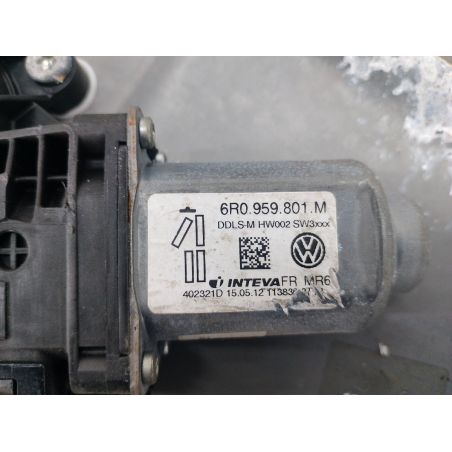 PODNOŚNIK SZYBY LEWY PRZÓD SKODA FABIA II FL 1.4 16V 85KM 1.4 16V 2012 6R0.959.801.M LF9E 85 2641 