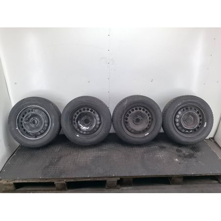 FELGI STALOWE KOMPLET 15 Z OPONAMI OPEL CORSA D FL 1.3 CDTI 75KM 1.3 CDTI 2011 2150143 Z157 75 1998 6.0" 
