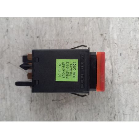 WŁĄCZNIK ŚWIATEŁ AWARYJNYCH AUDI A3 8L 1.6 8V 101KM 1.6 8V 1998 8LO941509M LY3Z 101 2514 