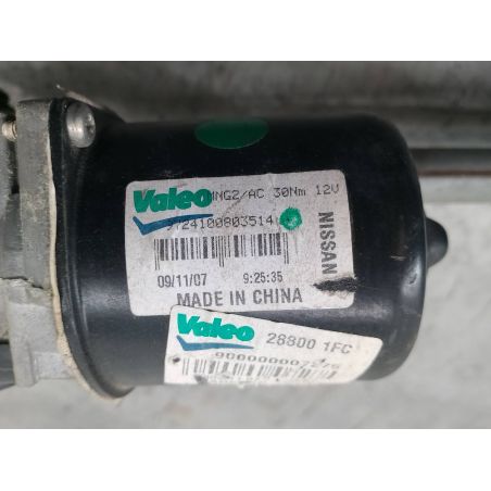 MECHANIZM WYCIERACZEK NISSAN CUBE III 1.6 16V 110KM 1.6 16V 2009 288001FC JAC 110 2577 