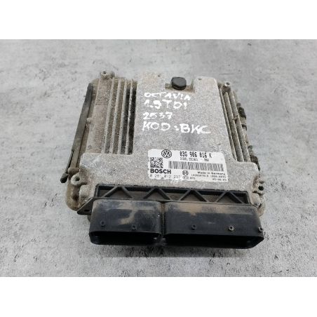 KOMPUTER, STEROWNIK SKODA OCTAVIA II 1.9 TDI 105KM 1.9 TDI 2005 03G906016K LF7V 105 2537 