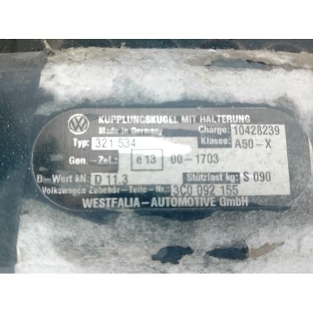 HAK HOLOWNICZY VW PASSAT B6 2.0 TDI 140KM 2.0 TDI 2007 3C0092155 10428239 LA7W 140 2383 