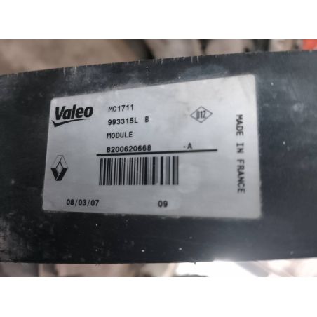 WENTYLATOR CHŁODNICY RENAULT MASTER II FL 2.5 DCI 100KM 2.5 DCI 2007 8200620668 VALEO 0389 100 3010 