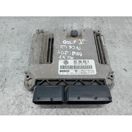 KOMPUTER, STEROWNIK VW GOLF V 1.4 FSI 90KM 1.4 FSI 2004 03C906056H 0261S02004  BOSCH LC9Z 90 3216 