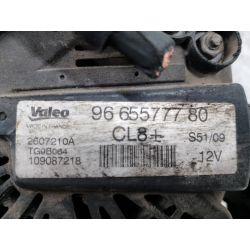 ALTERNATOR CITROEN NEMO 1.4 8V 75KM1.4 8V20099665577780 2607210A TG9B064  VALEO249753162                                            