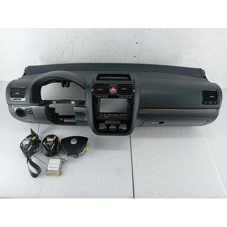 DESKA ROZDZIELCZA,KONSOLA PODUSZKI SENSOR PASY VW GOLF V 1.9 TDI 105KM 1.9 TDI 2008 LA7W 105 3210 