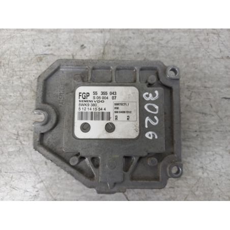 KOMPUTER, STEROWNIK OPEL MERIVA A 1.8 16V 125KM 1.8 16V 2006 55355043  5WK9380 Z166 125 3026 