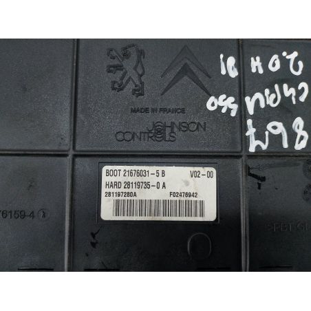 MODUŁ BSI CITROEN C4 GRAND PICASSO I 2.0 HDI 136KM 2.0 HDI 2006 9663510180  BSI 2004 21676031-5B  28119735-0A  281197280A   EXY 136 2867 