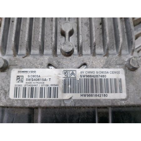 KOMPUTER, STEROWNIK CITROEN C4 GRAND PICASSO I 2.0 HDI 136KM 2.0 HDI 2006 SW9664287480 HW9661642180 5WS40615A-T SID803A  SIEMENS EXY 136 2867 