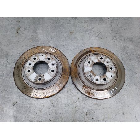 TARCZE HAMULCOWE TYŁ MAZDA 6 II 1.8 MZR 120KM 1.8 i 16V 2008 120 2880 