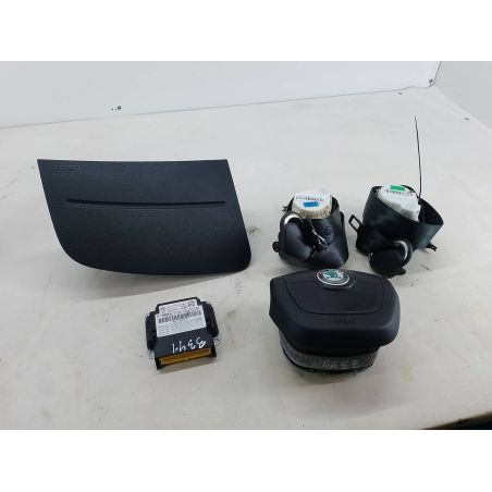 ZESTAW PODUSZEK AIRBAG, PASY PRZÓD, SENSOR SKODA FABIA II FL 1.2 HTP 60KM 1.2 HTP 2010 5J1880202 5J0880201H 6R0959655K 0285010793 BOSCH LF5A 60 3341 
