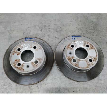 TARCZE HAMULCOWE TYŁ OPEL ASTRA G 1.6 16V Z16XE 101KM 1.6 16V 2002 0986478882 BOSCH Z151 101 3361 