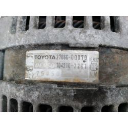 ALTERNATOR TOYOTA YARIS II 1.0 VVT-I 69KM1.0 VVT-I20102706C-00070  104210-22S1  DENSO068693488                                            