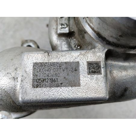 TURBINA Z KOLEKTOREM PEUGEOT 207 1.6 e-HDI 1.6 e-HDI 2011 9673283680  TD02H2 EXL 92 3745 