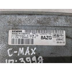 KOMPUTER, STEROWNIK FORD FOCUS C-MAX 1.6 TI 115KM1.6 TI-VCT20055M51-12A650-HG  S118944001 231153998                                            