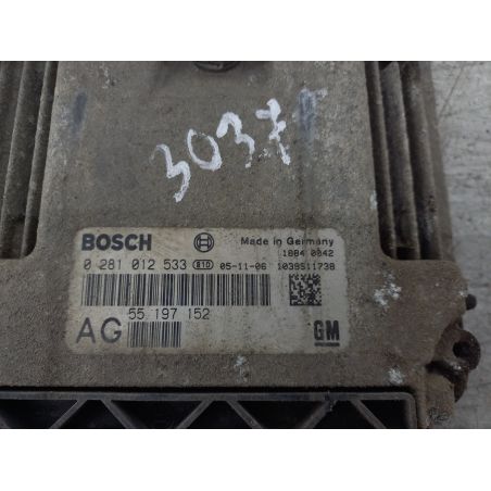 KOMPUTER, STEROWNIK OPEL VECTRA C 1.9 CDTI 8V 2005 0281012533  55197152 120 