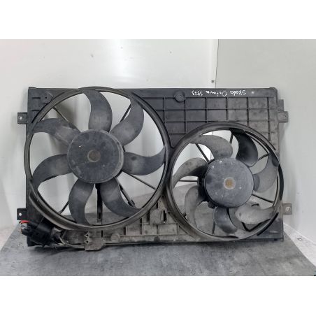 WENTYLATOR CHŁODNICY SKODA OCTAVIA II 1.9 TDI 105KM 1.9 TDI 2005 1K0121207T LF9R 105 3573 