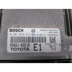 KOMPUTER, STEROWNIK TOYOTA AURIS I 1.4 D-4D 90KM 1.4 D-4D200789661-02E10 0281013413  BOSCH040904114                                            