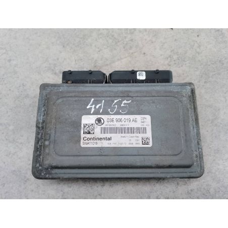 KOMPUTER, STEROWNIK SKODA FABIA II FL 1.2 HTP 70KM 1.2 THP 2012 03E906019AE 03E906019C LF9R 70 4155 