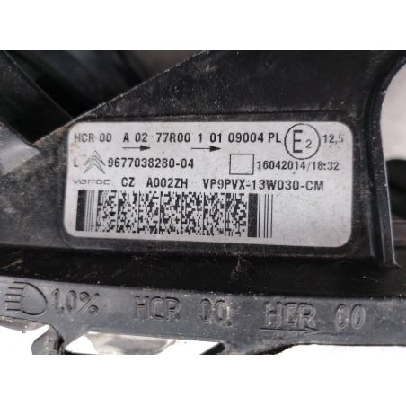 LAMPA PRZÓD LEWA CITROEN C3 II FL 1.2 VTI 82KM 1.2 VTI 2014 9677038280-04 9673814980 9673815080 9677038280 9677038380 EWP 82 4350 