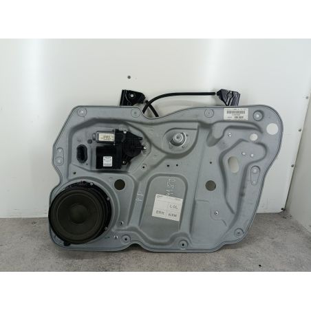 PODNOŚNIK SZYBY PRAWY PRZÓD Z STELAŻEM VW TOURAN I FL 2.0 TDI 2006 1T1837730AJ  1T0959702D  1K0959792J LA7W 140 4180 