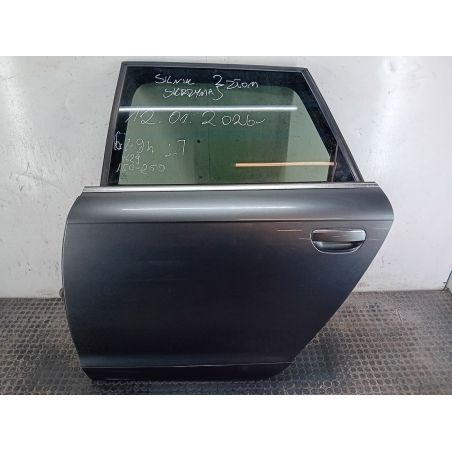 DRZWI TYŁ LEWY AUDI A6 C6 2.0 TDI 140KM 2.0 TDI 2006 LZ7S LZ7S 140 4619 