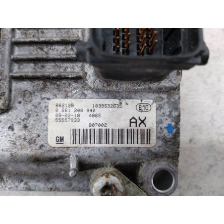 KOMPUTER, STEROWNIK OPEL CORSA D 1.2 16V 80KM 1.2 16V 2009 55557933  Z20R 80 4743 