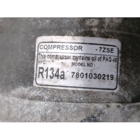 POMPA, SPRĘŻARKA KLIMATYZACJI SEAT ALTEA 1.6 102KM 1.6 8V 2005 7801030219 LS7Y 102 4883 