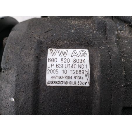 POMPA, SPRĘŻARKA KLIMATYZACJI VW FOX 1.2 6V 55KM 1.2 6V 2006 6Q0820803K  LA7W 54 4343 