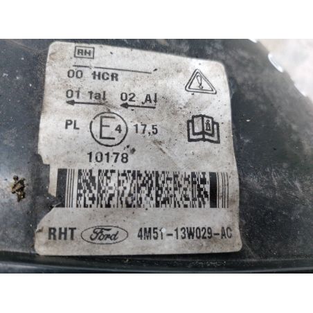LAMPA PRZÓD PRAWA FORD FOCUS II 1.6 TDCI 109KM 1.6 TDCI 2005 4M51-13W029-AC 03 110 4698 