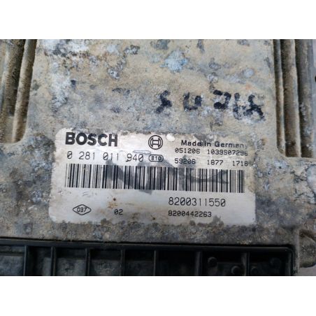 KOMPUTER, STEROWNIK OPEL MOVANO A 2.5 DTI 115KM 2.5 CDTI 2006 8200311550 0281011940  BOSCH 0389 114 4322 