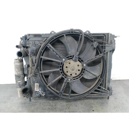 ZESTAW CHŁODNIC Z WENTYLATOREM RENAULT CLIO II FL 1.2 16V 75KM 1.2 16V 2004 7700428659-J  8200211563-C 9020938 8726980  VALEO NV676 75 5017 