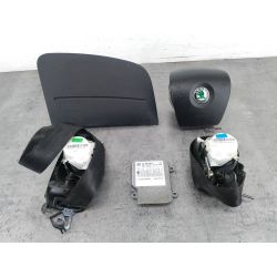 ZESTAW PODUSZEK AIRBAG, PASY PRZÓD, SENSOR SKODA ROOMSTER 1.4 16V 85KM1.4 16V20071C0909605K  5J1880202A  5J0880201D 30375685D  TRWLA7W854911                                            