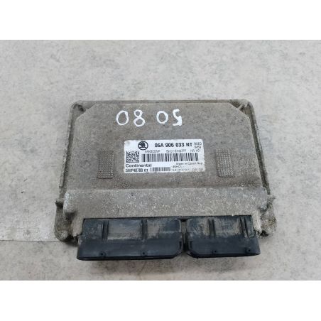 KOMPUTER, STEROWNIK SKODA OCTAVIA II 1.6 MPI 102KM 1.6 MPI 2012 06A906033NT  LF8L 102 5080 