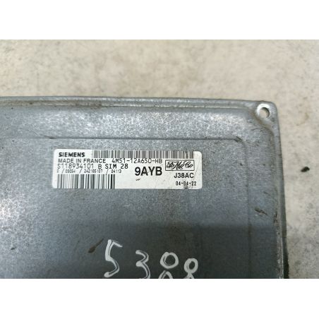 KOMPUTER, STEROWNIK FORD FOCUS C-MAX 1.6 1.6 16V 2004 4M51-12A650-HB  Z3 100 5388 