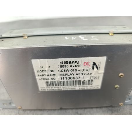 WYŚWIETLACZ RADIA NISSAN PRIMERA III P12