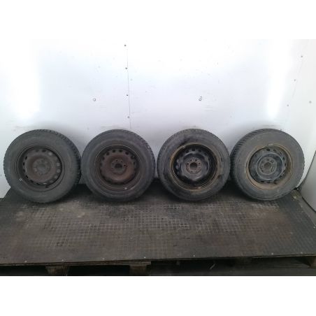 FELGI STALOWE KOMPLET 13 Z OPONAMI FIAT PANDA II 1.1 8V 2006 5.00BX13H 54 4760 5.0" 