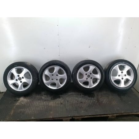 FELGI ALUMINIOWE KOMPLET 15 Z OPONAMI MAZDA 2 I 1.4 80KM 1.4 16V 2005 9965K26050 33T 80 5137 6.0" 