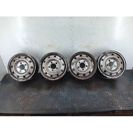 FELGI STALOWE KOMPLET 16 NISSAN INTERSTAR II 2.5 DCI 2008 RE16003  6J16H2D ET66 0719 120 4809 6.0" 