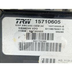 ABS PUMP PEUGEOT 407 1.6 HDI 109KM1.6 HDI200715710605 15710505-E  EXL1095604                                            