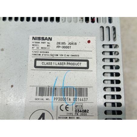 RADIO FABRYCZNE NISSAN X-TRAIL II T31 2.0 DCI 173KM 2.0 DCI 2009 28185JG41B PP3000TA G41 173 5814 