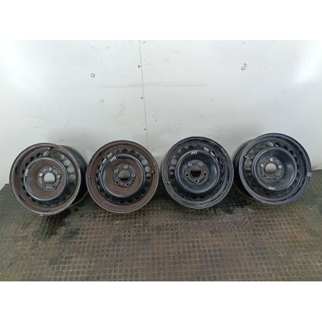 FELGI STALOWE KOMPLET 15 MERCEDES-BENZ KLASA A W168 1.7 CDI 95KM 1.7 CDI A170 2003 2104000202 195 95 5602 6.5" 