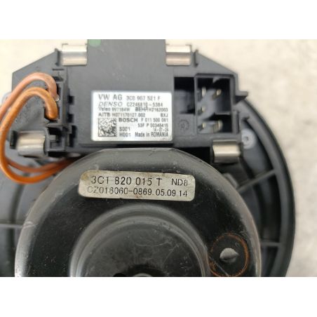 WENTYLATOR NAWIEWU, DMUCHAWA SEAT ALTEA 2.0 FSI 150KM 2.0 FSI 2004 3C1820015T 3C0907521F  LS5T 150 5568 