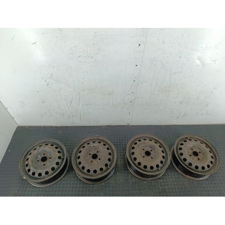 FELGI STALOWE KOMPLET 14 PEUGEOT 107 FL 1.0 12V 68KM 1.0 12V 2010 2140679  4.5JX14  ET39  4X100 KWD 68 5677 4.5" 