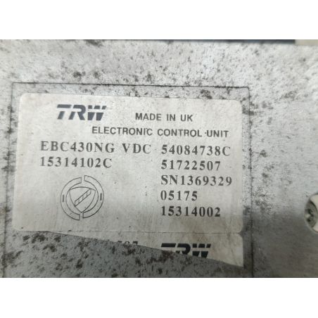 ABS PUMP ALFA ROMEO 159 1.9 JTS 160KM 1.9 JTS 2005 51722507 15314102C 15314002  TRW 565/A 160 6010 