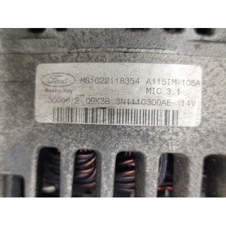 ALTERNATOR FORD FOCUS II 1.6 100KM 1.6 16V 2006 MS1022118354 F3 100 5931 