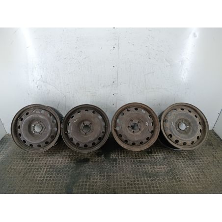 FELGI STALOWE KOMPLET 16 FIAT SCUDO II 2.0 JTD 2008 PS616001  EWP 120 6101 7.0" 