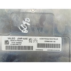 KOMPUTER, STEROWNIK PEUGEOT 1007 1.4 i 75KM1.4 i20069661961180 21585786-2  VALEOEXL756090                                            